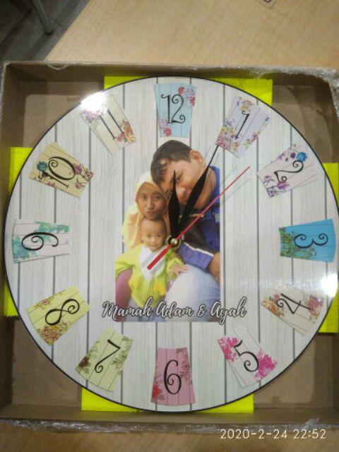 Jam Dinding Murah Kado Pernikahan Souvenir Dekorasi