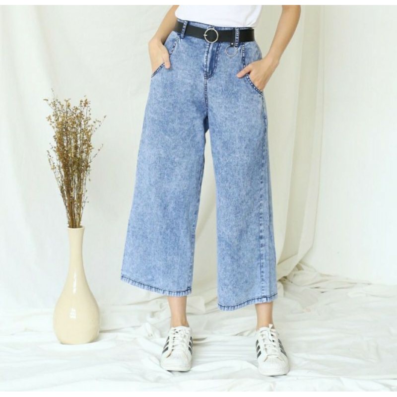 Marta Jeans Celana Kulot Boyfriend Snow Acid Jumbo