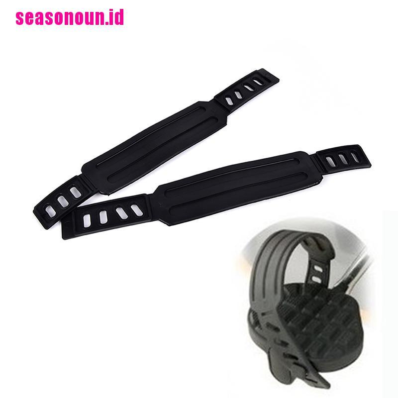 (seasonoun) 1 Pasang Strap Pedal Sepeda Untuk Fitness