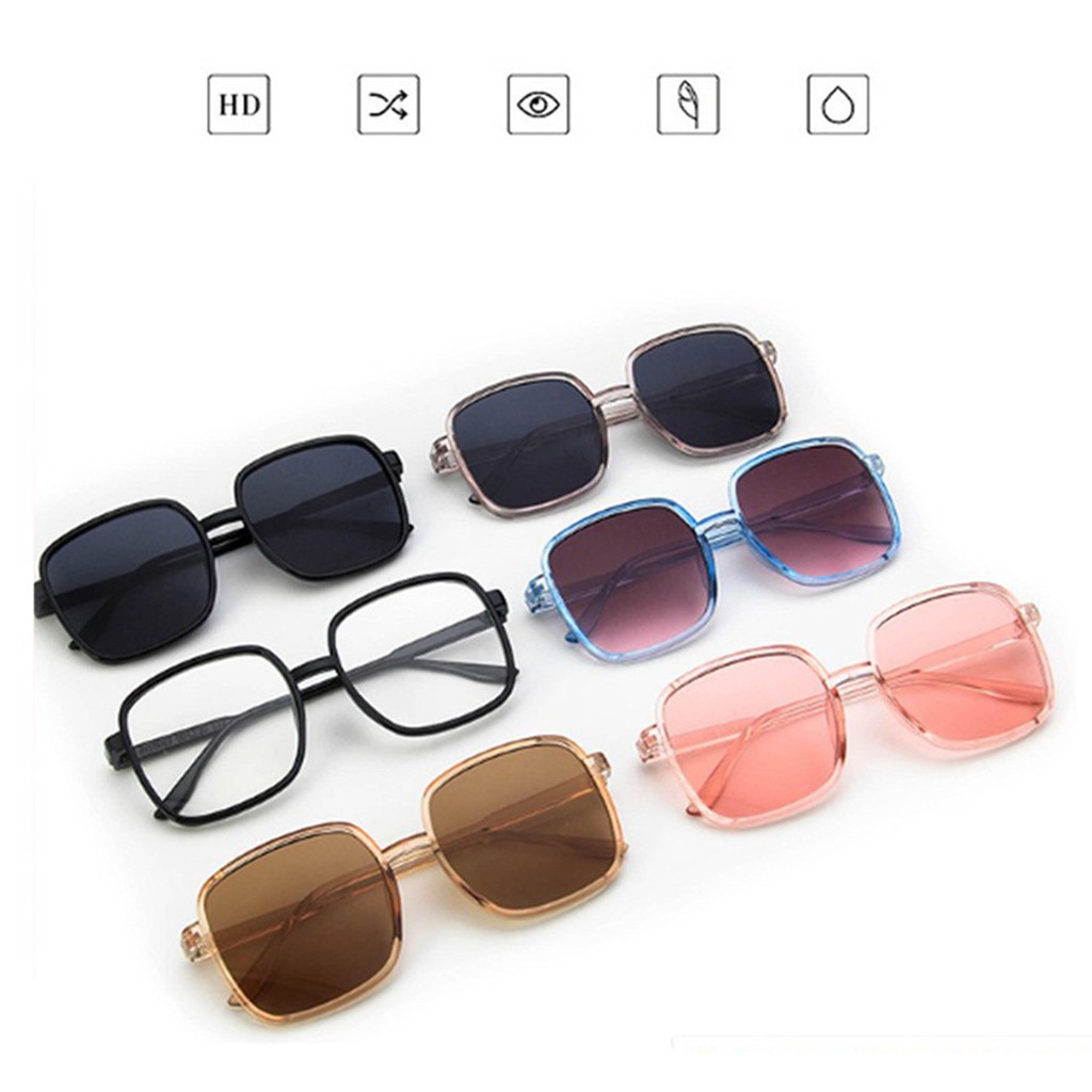AS Kacamata Wanita Hitam 6178 Kotak Gaya Style Sunglasses Kaca Mata Fashion Eyewear-7