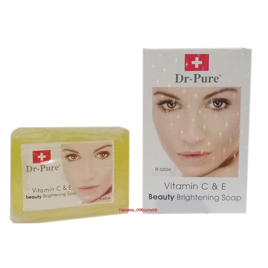 sabun dr. pure acne care brightening soap bpom sabun dr pure