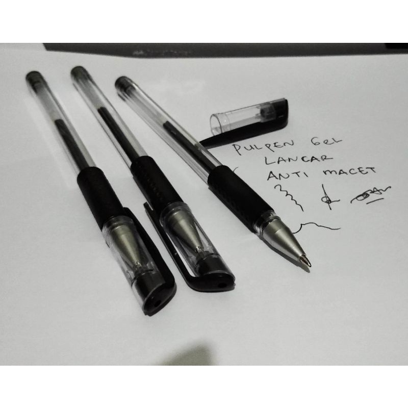 

Ballpoint / Pulpen Gel Lancar Anti Macet Original 100%