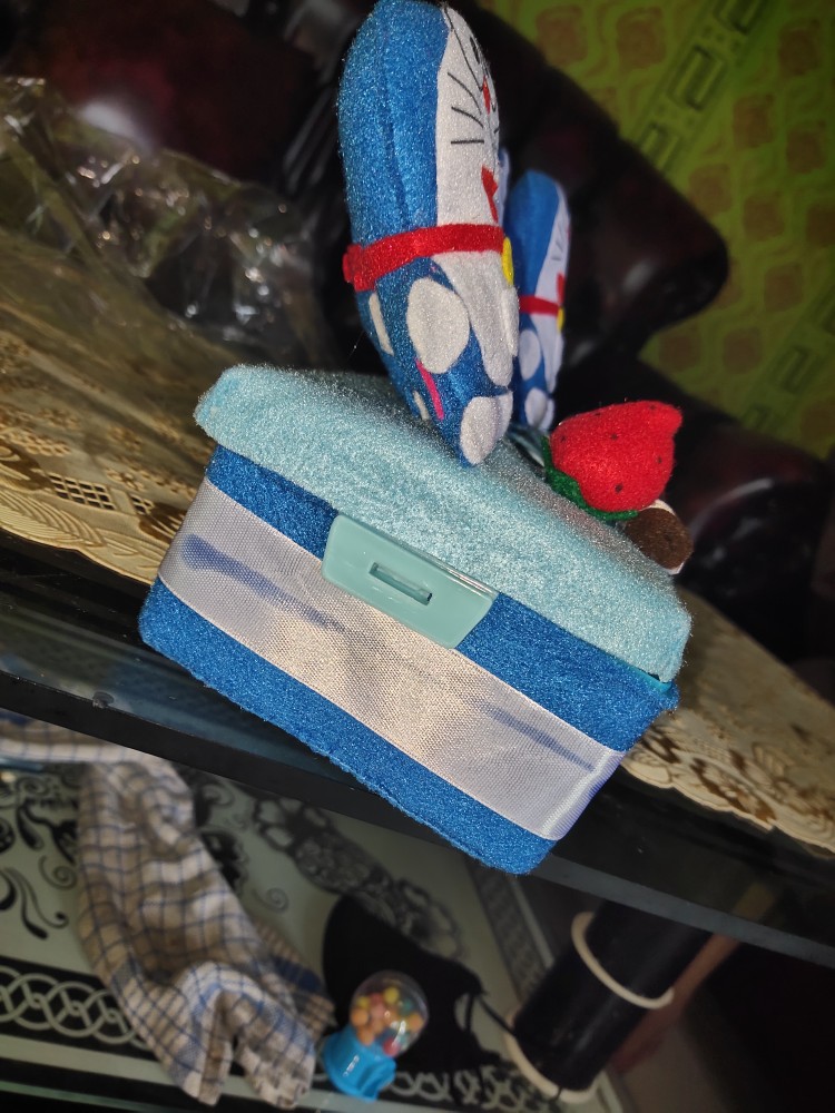 Set Toples Lebaran Hello Kitty Ungu/ Toples Lebaran Murah/ Toples Hias Termurah/ Toples Flanel