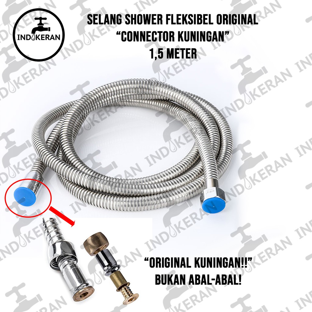 INDOKERAN - Selang Shower Fleksibel Original - 150 CM - High Quality