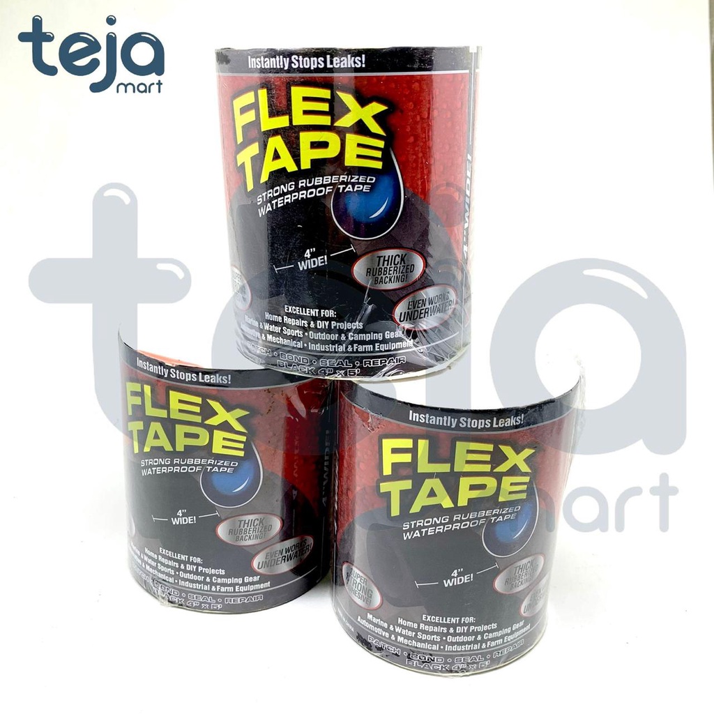 Flex Tape Lakban Isolasi Super Kuat Anti Bocor Anti Air Water Proof