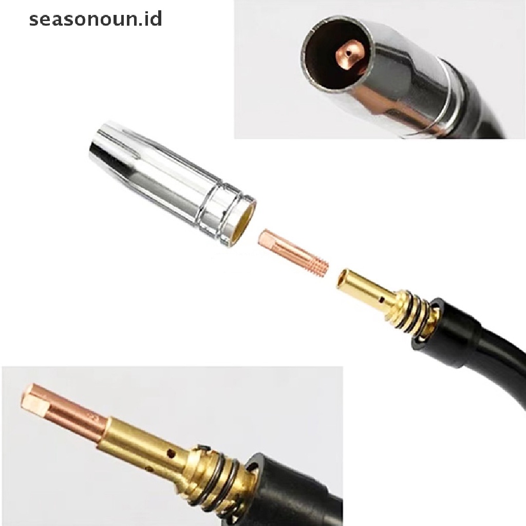 5pcs Cup Pelindung Nozzle Gas Gaya Euro MIG Weld Gun Tip Untuk MB-14AK / 15AK