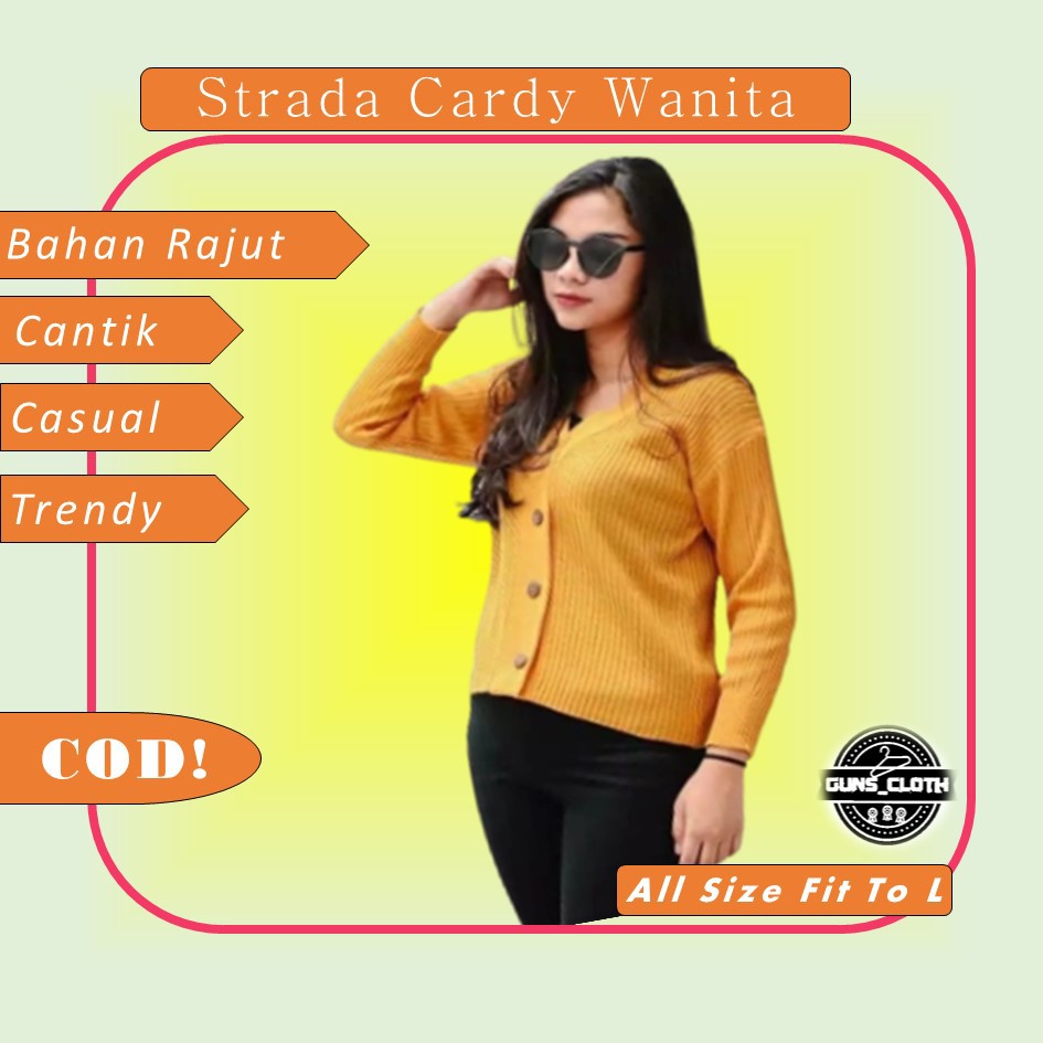 Outer | outer wanita, outer rajut | atasan wanita, cardy rajut kancing