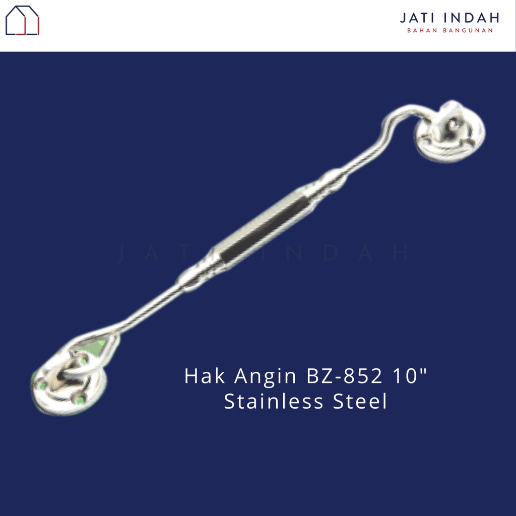 HAK ANGIN JENDELA STAINLESS STEEL BELLEZZA HA-BZ852 10"
