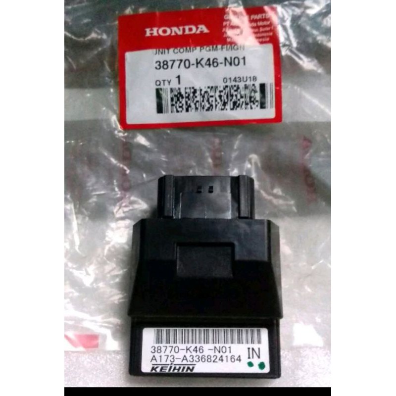 PGM-FI Unit 38700-K46-N01 ECU Beat Injeksi Stater Halus ESP Scoopy Vario 110 Led