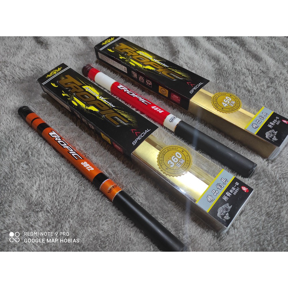 Joran pancing tegek centro tropic strong warrior 360. 450