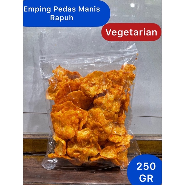 

Emping Rapuh Pedas Manis 250 GR