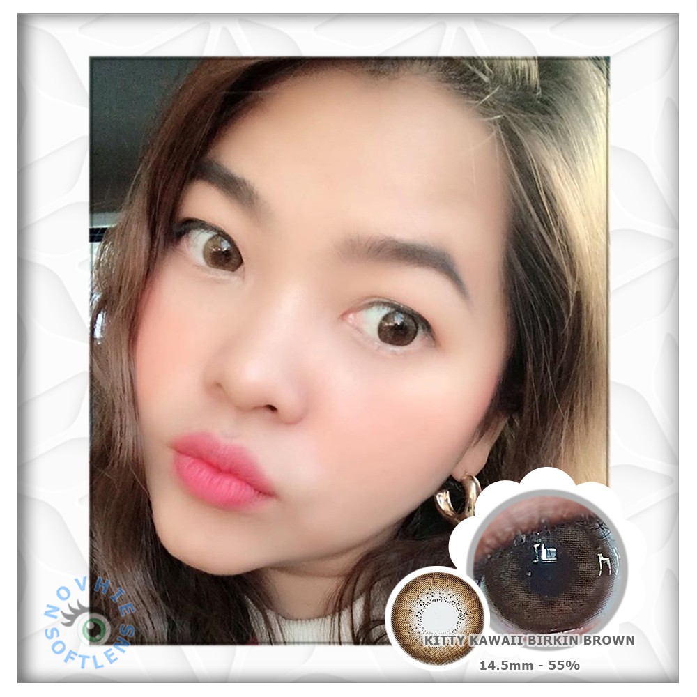 

SOFTLENS KITTY KAWAII BIRKIN BROWN