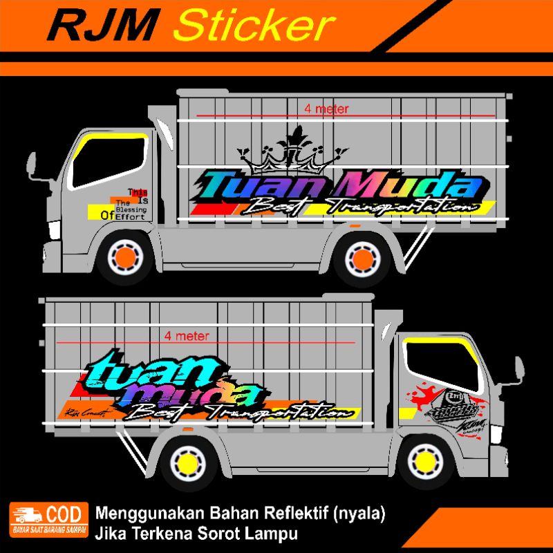 STICKER TRUCK CANTER STIKER TRUCK CUSTOM