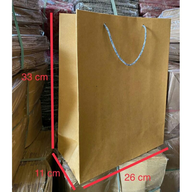 

paper bag ciklat polos murah