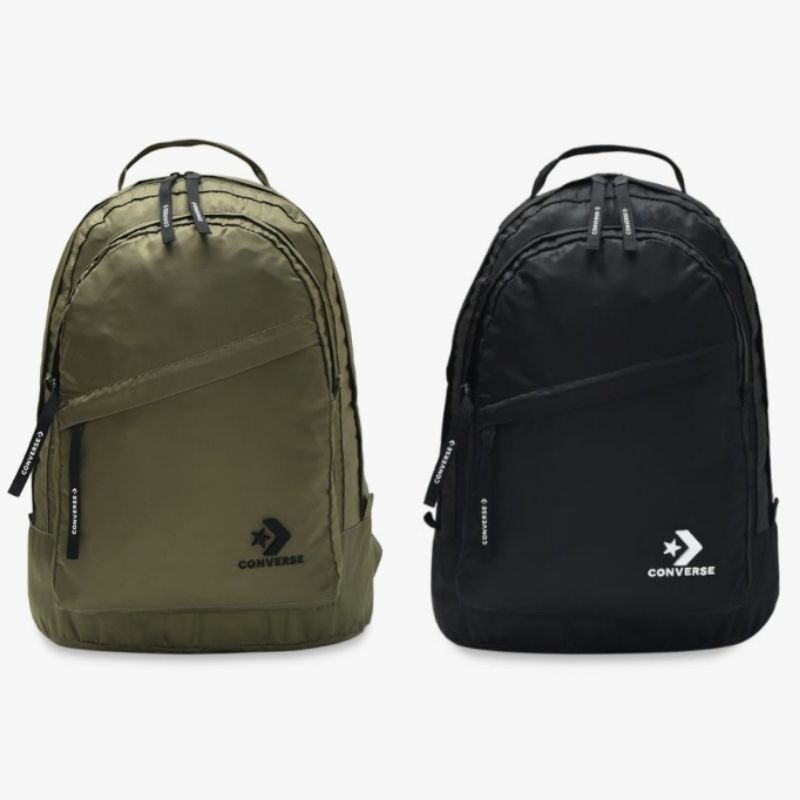 TAS PUNGGUNG Converse Unisex BACKPACK NYLON - BLACK CONBPS200101