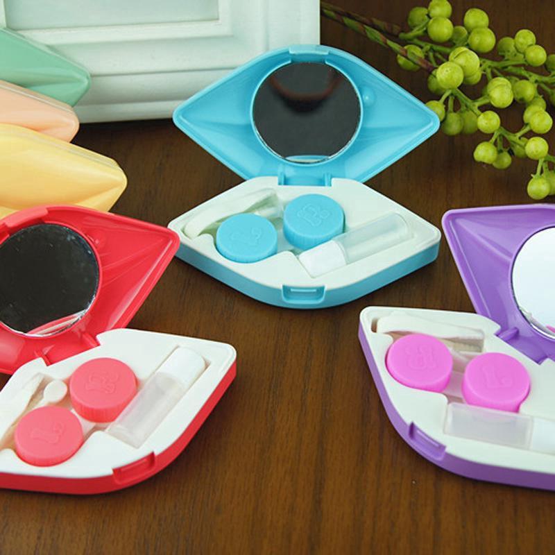 Kotak Softlens Desain Kartun Lucu untuk Travelling Kotak Softlens Desain Kartun Lucu untuk Travelling