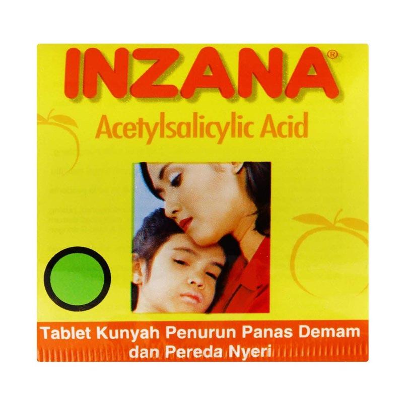 INZANA STRIP TABLET KUNYAH PENURUN PANAS DEMAM ANAK RASA JERUK