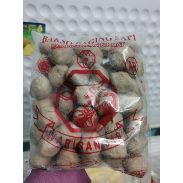 

Baso bakso warisan 319 Kode AB Isi 50