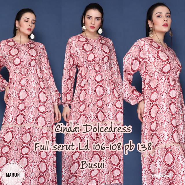 Daster Arab DOLCE CINDAI Dress Rayon Super Busui