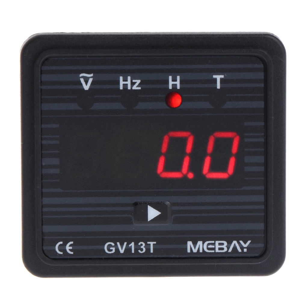 GV13T AC220V Diesel Generator Digital Voltmeter Frequency Hour Test Panel Meter