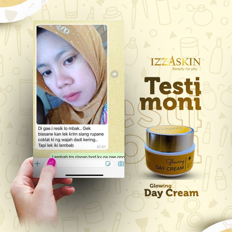Glowing day cream izzaskin