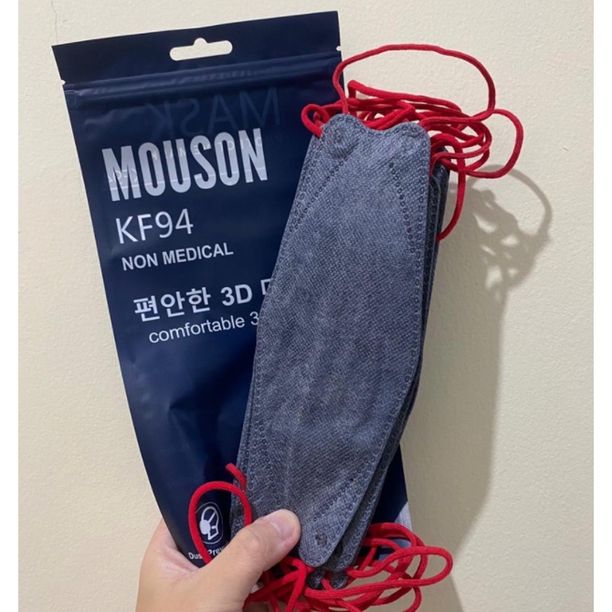 Mouson Masker KF94 Denim isi 10pcs