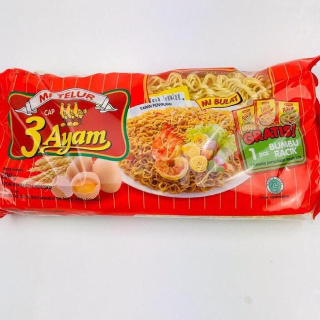 

MI TELUR CAP 3 AYAM 200 gr
