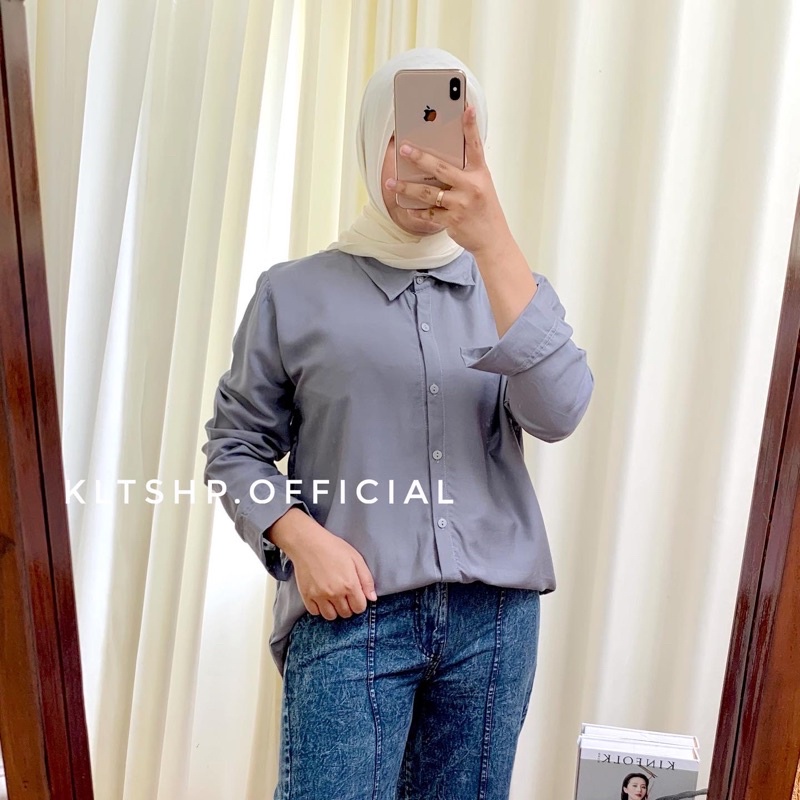 KEMEJA RAYON POLOS