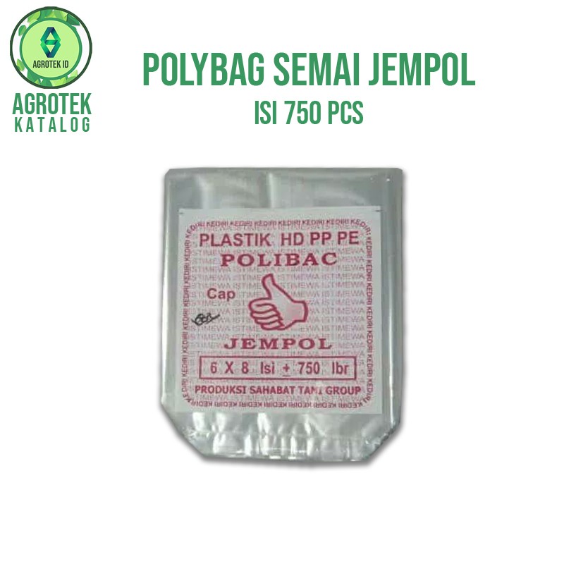 Polybag Jempol Semai Cabai Tomat Ukuran 6x8 isi 750 Lembar
