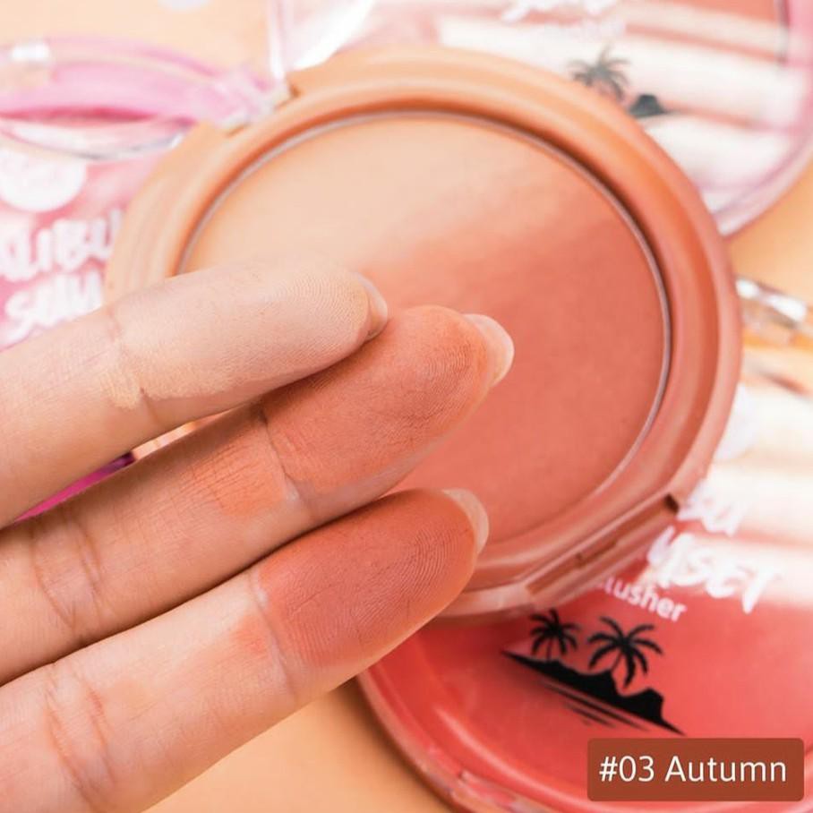 Keluaran Terbaru Cathy Doll Malibu Sunset Blusher No 03 Autumn Shopee Indonesia