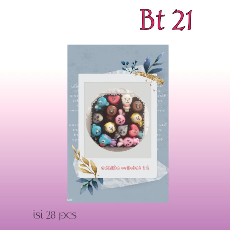 

cokelat karakter bt21