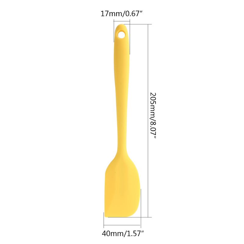 Spatula Pengikis Krim Mentega Kue Roti Panggang Bahan Silikon Untuk Peralatan Dapur