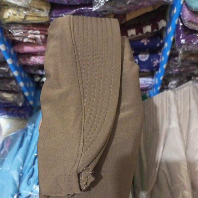 Dasya sport//Hijab sporty-Coklat tnh non dasya