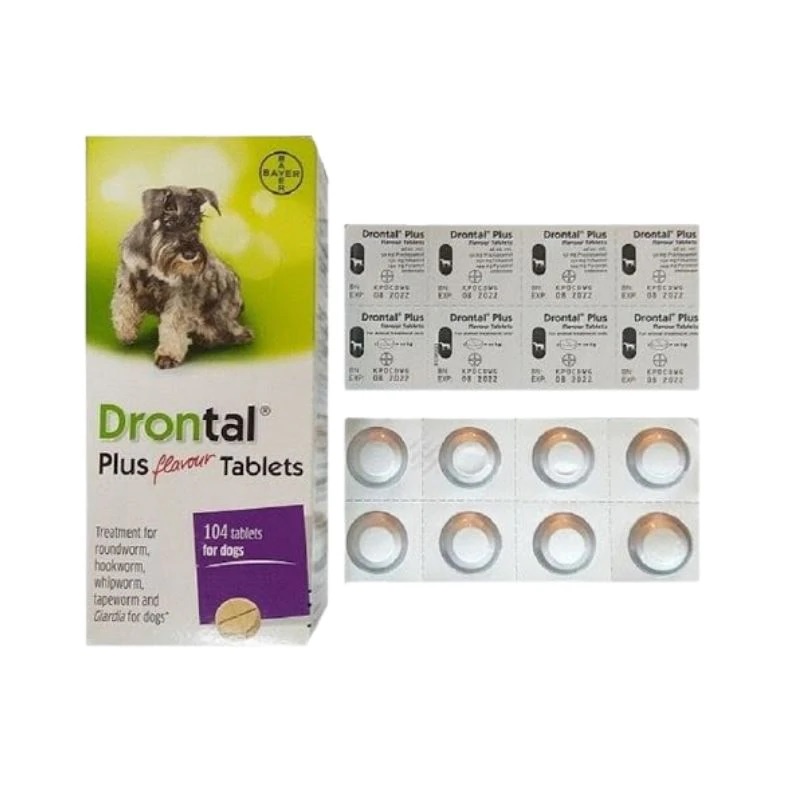 1tablet Drontal Dog / Cat  - Obat Cacing Anjing / Kucing