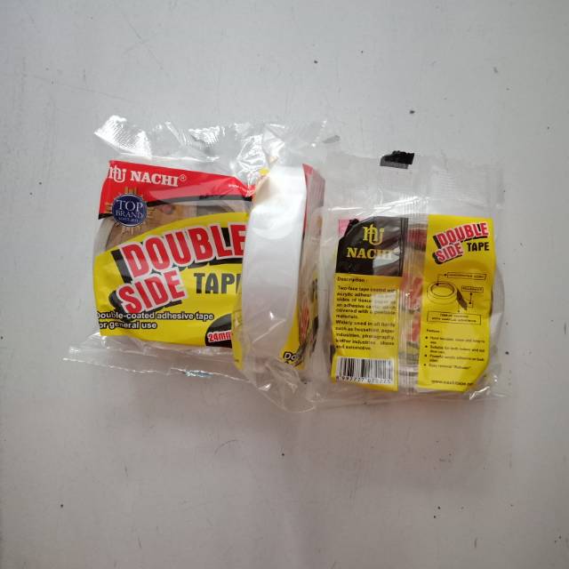 

Doble tape nachi 2 cm double tape isolasi bolak balik