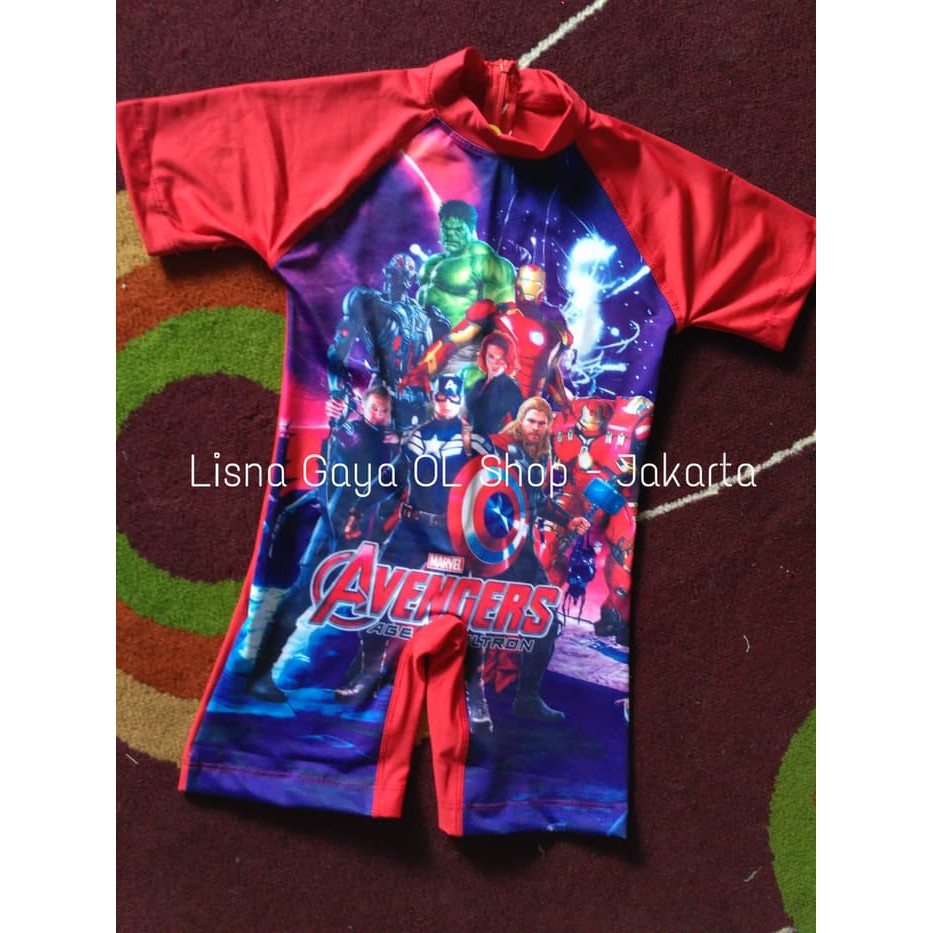 CUCI GUDANG Baju renang anak laki-laki minion & boboiboy