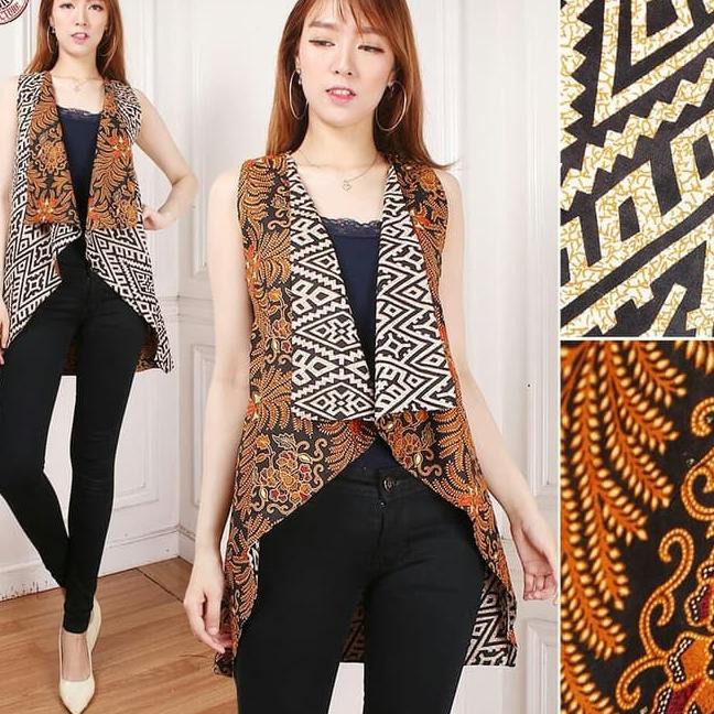 effi bolero batik rompi bolak balik