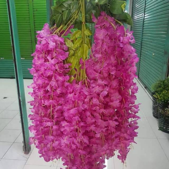 Wisteria JUMBo/PROMO bunga Wisteria Jumbo/ bunga dekorasi/bunga artificial/ harga Selusin