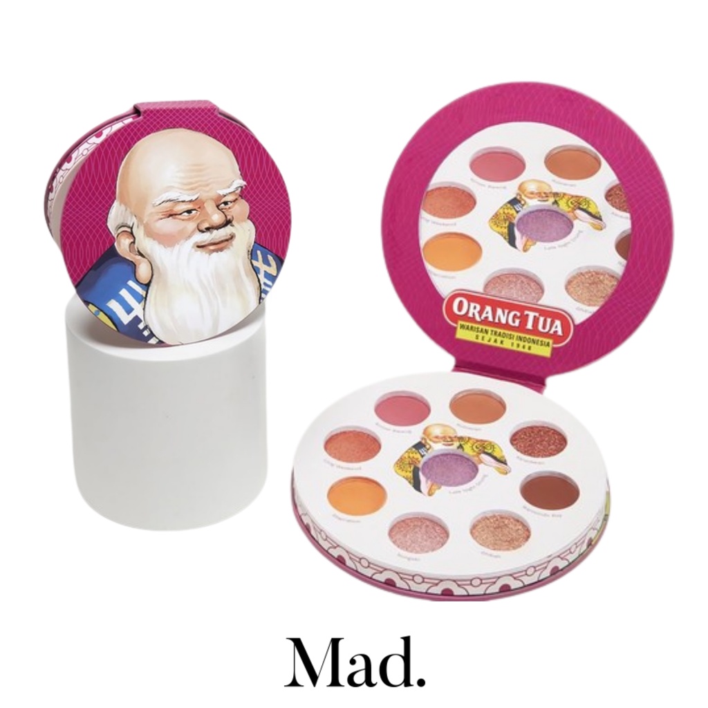 MAD FOR MAKEUP OT x Mad Serum Infused Eye Papalette Eyeshadow Palette Orang Tua
