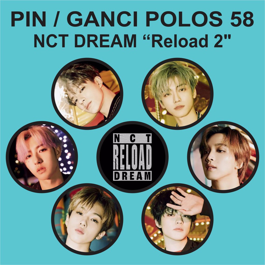 PIN / GANCI Polos 58 &quot;NCT DREAM RELOAD 2&quot; Gantungan Kunci Kpop Murah