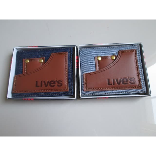 Dompet Lipat Pria / Cowok Merk LIVES