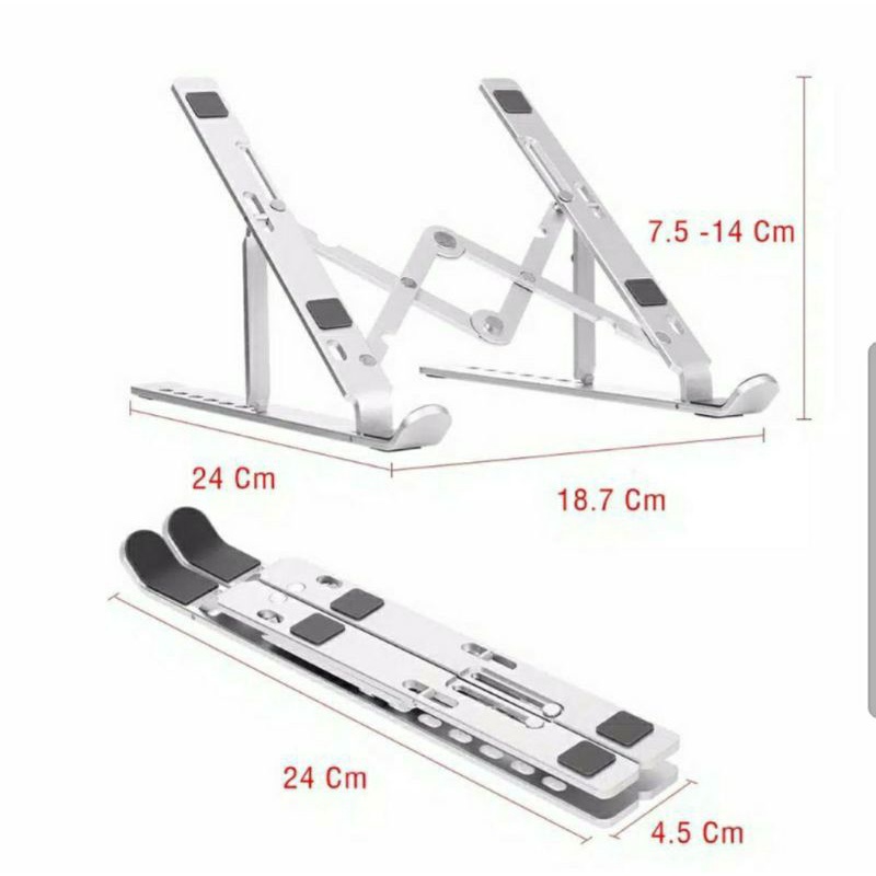 Holder Stand Laptop Multifungsi Stand Laptop Holder Lipat Standing Tablet Holder Stand