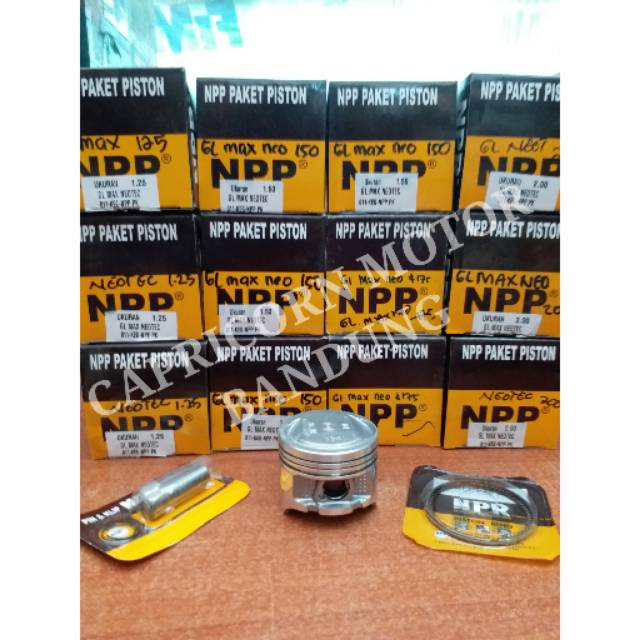 Piston Kit GL MAX NEO NEOTECH NPP oversize 125 150 175 200