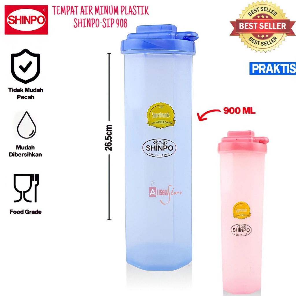 ( BISA COD ) PROMO TEMPAT AIR MINUM TROPIC 900ML SHINPO SIP-908 / BOTOL MINUM TROPIC / COOL POT TROPIC / BOTOL AIR MINUM PRAKTIS / TEMPAT AIR MINUM DINGIN / BOTOL AIR MINUM SERBAGUNA / BOTOL AIR MINUM BESAR / BOTOL AIR OLAHRAGA