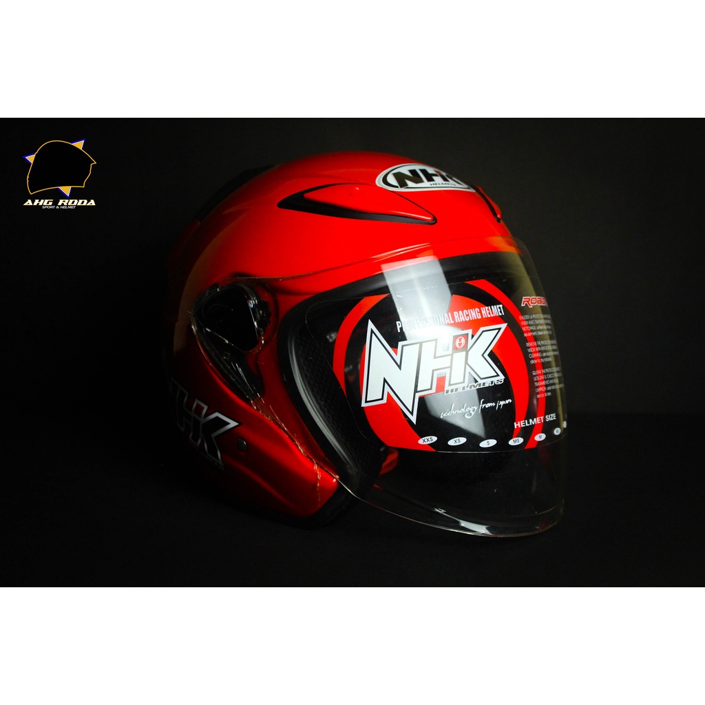 HELM NHK R6 SOLID RED PINK BLUE BLACK | NHK R6 SOLID