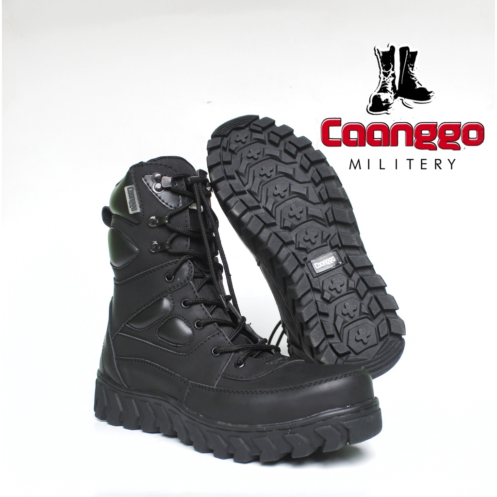 Sepatu Boots Venom Merek CAANGGO MILITERY Terbaru Terlaris Sepatu Boot Safety Terbaik