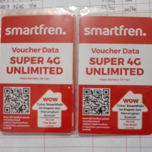 Voucher smartfren unlimited