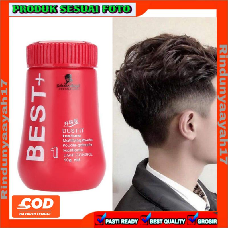 [RA] BEST HAIR POWDER DUST IT HAIRSTYLING TEXTURE POMADE RAMBUT BEST+ BEDAK RAMBUT VOLUME