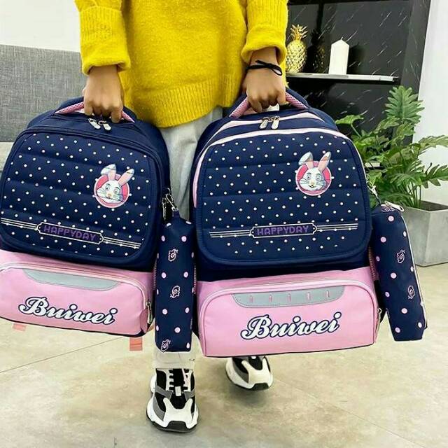 Terbaru!!Tas punggung/Ransel Dinosaurus/bermotif binatang lucu 2 in