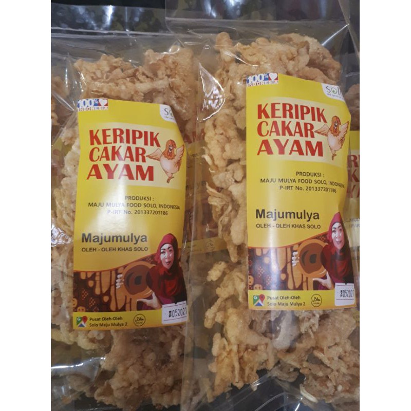 

KERIPIK CAKAR AYAM GURIH 150gram